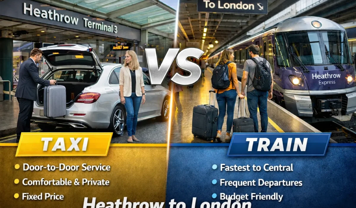 Taxi vs Train from Heathrow Which Option Is Best for Travellers