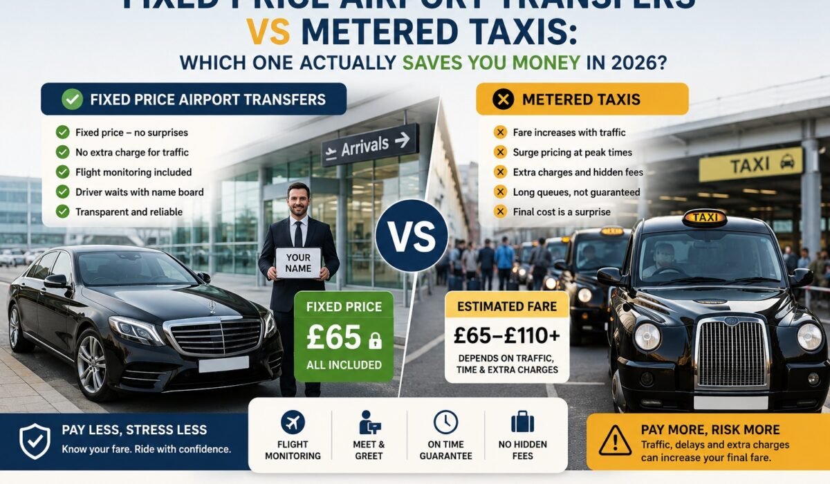 Fixed Price Airport Transfers vs Metered Taxis